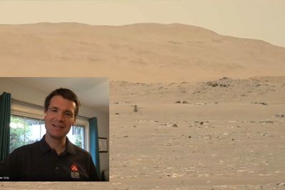 Sjefspilot Håvard Fjær Grip forteller om Mars-helikopteret Ingenuity.