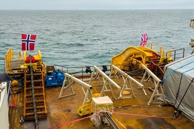 North Sea Link går mellom Agder og England. Den har en egen auksjon, en time før den ordinære kraftauksjonen.