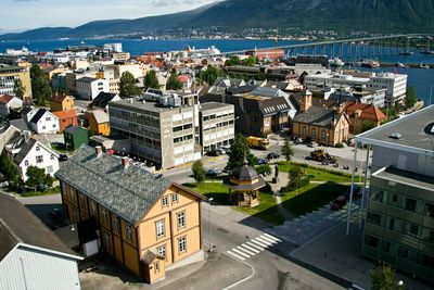 Tromsø kommune sett fra Rådhuset.