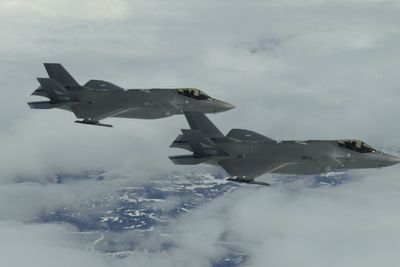 To norske F-35A under øvelsen ACE-21.