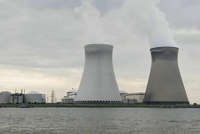 Atomreaktoren ved kjernekraftverket i Doel, like utenfor Antwerpen i Belgia