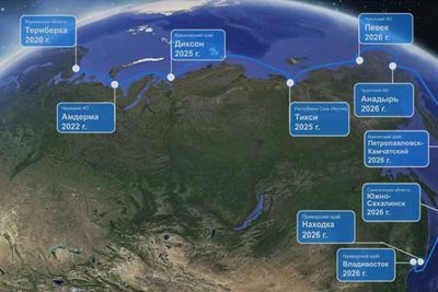 Den 12.650 kilometer lange kabelen vil gå i havet fra Murmansk i Barentshavet til Vladivostok i Japanhavet. 