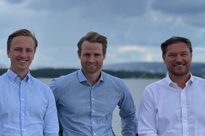 IT-utfordreren har tre medgründere: (fra v.) Ruben Jenssen, Morten André Knutsen og Kim Jarno-Kristiansen.