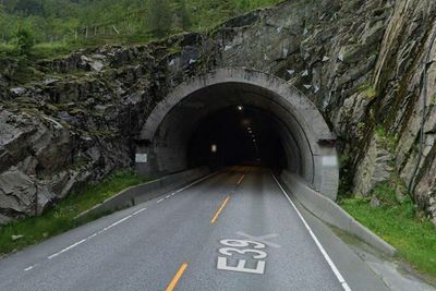Nordre portal av Jernfjelltunnelen.