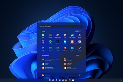 Windows 11 stiller nye krav til maskinvaren, noe kan omgås. Bildet viser Windows 11 i mørk modus.