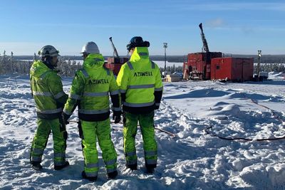 Det norske kjerneboringsselskapet Aziwell på oppdrag i Canada.