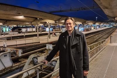 Michael Peter, sjefen for Siemens Mobility GmbH, var på besøk i Norge hos Bane nor.