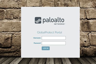 Innloggingsskjema for Palo Alto Networks' Globalprotect Portal-produkt. Skjemaet er hentet fra VPN-tjenesten til en norsk undervisningsinstitusjon.