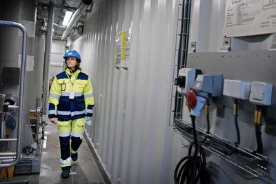 Avfallsanlegget på Klemetsrud i Oslo får ikke støtte til CO2-fangstprosjektet fra EUs innovasjonsfond. Her ved CCS-direktør Jannicke Gerner Bjerkås. 
