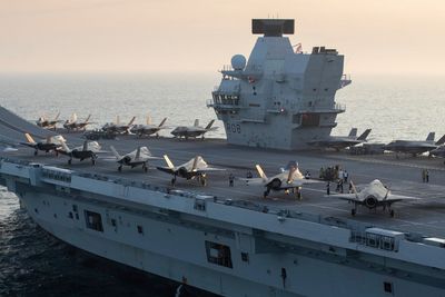 Britene har operert F-35B fra HMS Queen Elizabeth siden 2018.