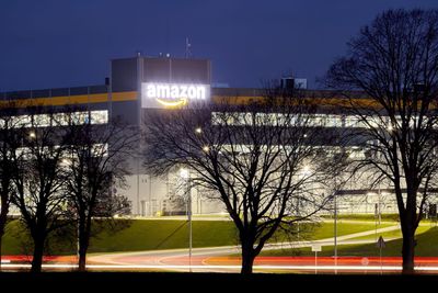 Amazon er tilstede overalt. Her fra Amazons robotiserte e-handel-senter i Kolbaskowo, Polen