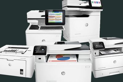 Mange HP Laserjet-produkter er blant skriverne som er berørt av sårbarhetene omtalt i saken, men det gjelder ikke nødvendigvis modellene på bildet.