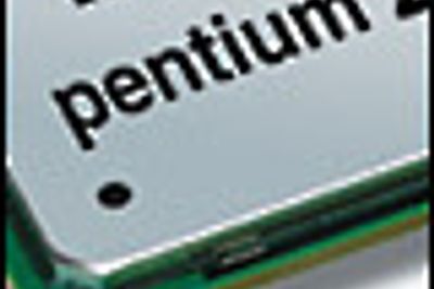 Nærbilde av Intel Pentium 4.