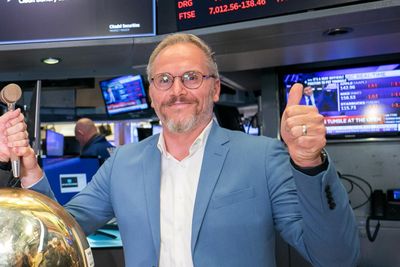 Freyrs administrrende direktør Tom Einar Jensen da selskapet ble notert på New York-børsen i 2021.