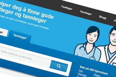 To år før nettstedet ble en realitet, søkte gründeren samarbeid med Legeforeningen.