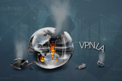 Bilde fra nettstedet til VPN Lab etter at tjenesten ble «sprengt» av Europol.