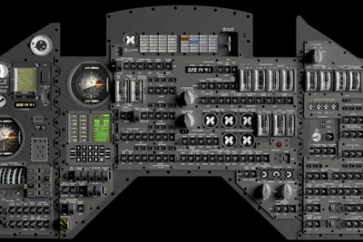 Kommandomodulen hadde et komplisert instrumentpanel, og det var bare Alan Bean som husket hvor bryteren var.