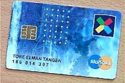 Mondex-kortet fra Norsk Tipping.
