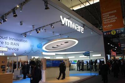 VMware-stand under Mobile World Congress 2022.