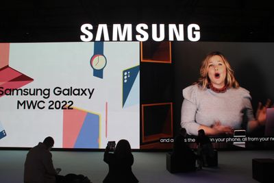 Samsung på Mobile World Congress 2022.