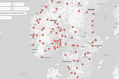 Flere Supercharger-stasjoner i Sverige, Storbritannia og Spania er nå åpnet for alle elbilister. 