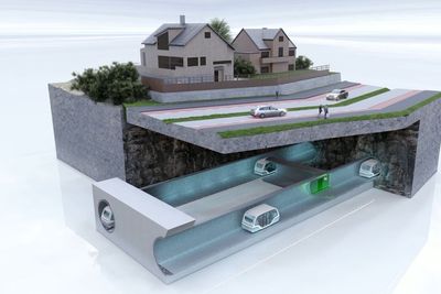 Inspirert av Elon Musks Løsning i The Boring Company, mener Solvik-Olsen en løsning med selvkjørende minibusser i små tunneler kan løse transportbehovet mellom Oslo sentrum og Fornebu.