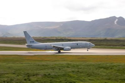 P-8A Poseidon på Andøya flystasjon under øvelse Dynamic Goose 2022