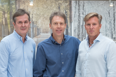Ledelsen i Ceeview består av daglig leder Anders Grindland (t.v.), markedssjef  Dag Lund og utviklingssjef Carstein Seeberg.