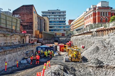 Spunt, som det er mye av i denne byggegorpen i Oslo, er ikke tatt med når byggenæringen fra 1. juli får krav om å lage klimagassregnskap. De nye reglene er likevel strengere enn forslaget, som møtte sterk kritikk fra næringen.