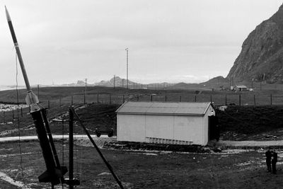 Ferdinand 1 på oppskytningsrampen på Andøya, 18. august 1962.