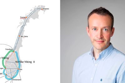 Daglig leder i N0r5ke Fiber, Stig Salater, forteller om planer for å bygge en fiberring mellom Trondheim og Oslo, ved hjelp av sjøfiber og fiber på land.