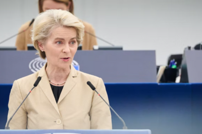 EU-kommisjonens president Ursula von der Leyen er fornøyd med at finansieringen av Repower EU er på plass. 