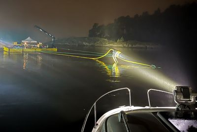 På grunn av sprengningsarbeider ved dagens vannledning hastet det med å få på plass en reserveløsning for drikkevannet på Fornebu.