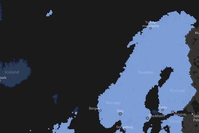 Ifølge dekningskartet på Starlinks hjemmesider kan nå hele Norge, inkludert Svalbard og andre arktiske øyer, få bredbånd fra Starlinks satellitter.