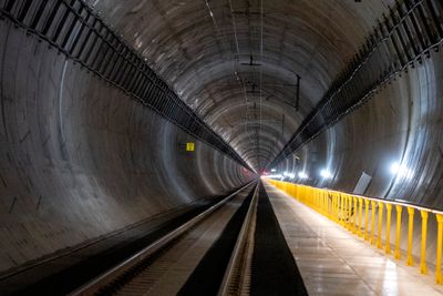 Selve tunnelen på den nye traseen langs Follobanen er sentral i bråket, nemlig Blixtunnelen.