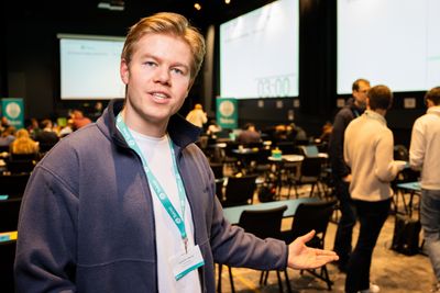 Christoffer Røneid trekker frem psykisk helse bærekraft og studentøkonomi som saksfelt han vil jobbe videre med.