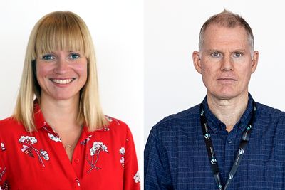 Kronikkforfatterne: Juridisk rådgiver Sissel Walla Strandås og seniorrådgiver cyber security Sjur Hartveit, begge i Luftfartstilsynet.