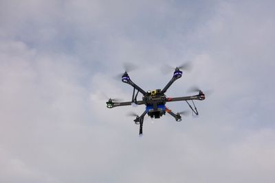 En drone i lufta. Dette er ikke den omtalte dronen i saken.