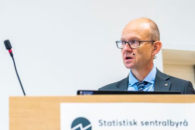 Statistisk sentralbyrå (SSB) utsetter å publisere statistikk fredag på grunn av torsdagens tjenestenektangrep. Her administrerende direktør Geir Axelsen.