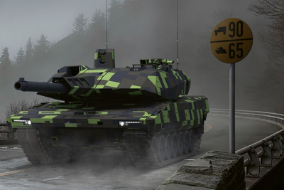 Panther KF51 er Rheinmetalls stridsvogndebut – nå er målet å sette opp ei ukrainsk produksjonslinje.