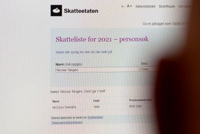 Stortingsflertallet er enige om å gjeninnføre anonyme skattelistesøk.