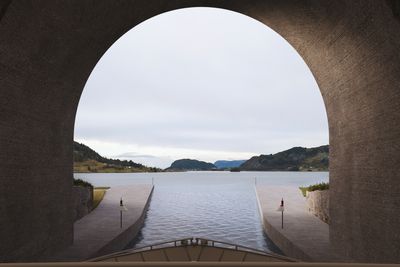 Slik skal det se ut å seile ut fra tunellen og inn i Moldefjord.