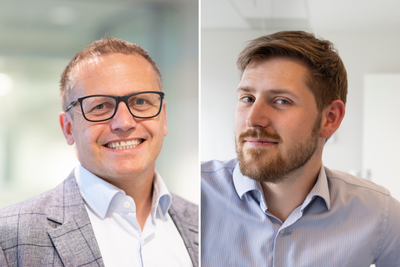 De som lykkes med balanseringen av digital transformasjon og digitalisering, gjør tre ting, ifølge Nils Brede Moe (t.v.) og Rasmus Ulfsnes i Sintef Digital.