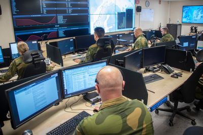 Cyberforsvarets operasjonssenter, også kjent som CDOC/Cyber Defence Operation Center, på Jørstadmoen.