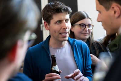 Toppsjefen i OpenAI og utvikler av chatGPT Sam Altman under et arrangement ved Münchens tekniske universitet. 