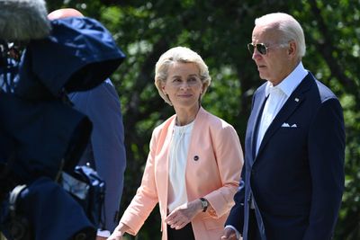 Inflation Reduction Act har vært på dagsordenen i en rekke møter mellom EU-kommisjonens president Ursula von der Leyen og president Biden.