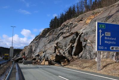 Fagfolkene sin vurdering av raset på E18 ved Lillesand foreligger nå