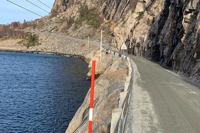 Deler av fylkesveg 6318 mot Harbak i Åfjord kommune skal oppgraderes.