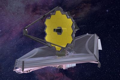 James Webb-teleskopet er avhengig av at det er kaldt for at de gullbelagte speilene reflekterer som de skal. Derfor vender de og instrumentene bort fra solen, og da får overflaten en temperatur på 55 grader Kelvin.