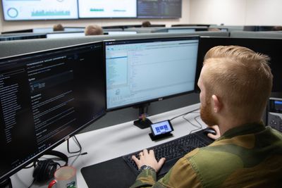 Cyberforsvarets sikkerhetssenter på Jørstadmoen leir.